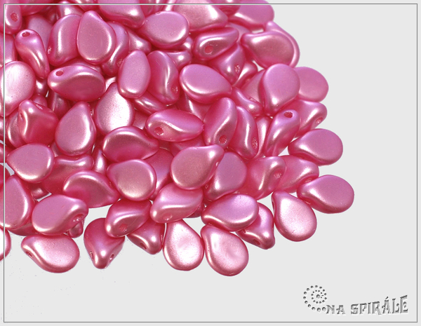 Preciosa Pip 5x7 mm, Pastel Pink, 30 ks