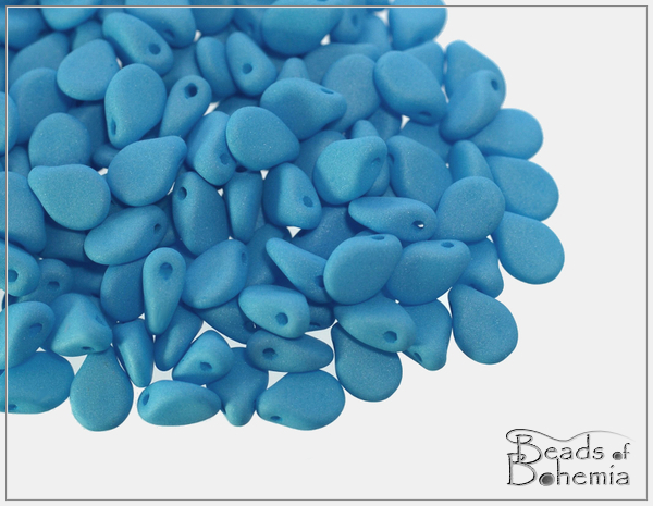 Preciosa Pip 5x7 mm, Vexta Soft Turquoise, 30 ks