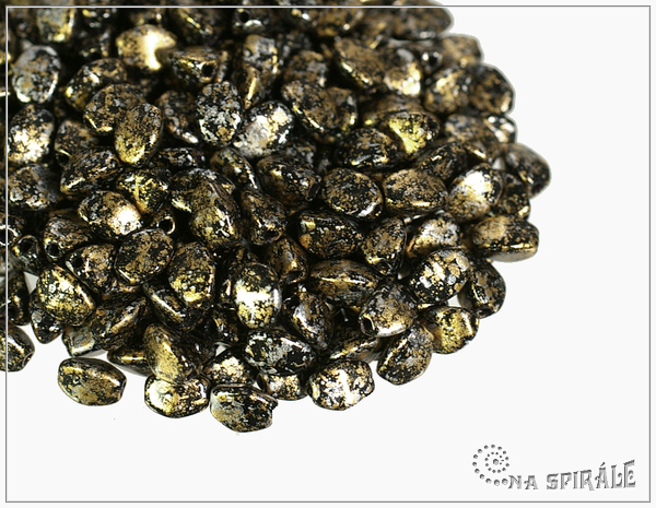 Pohanka Tweedy Gold, 5x3,5 mm, 50 ks