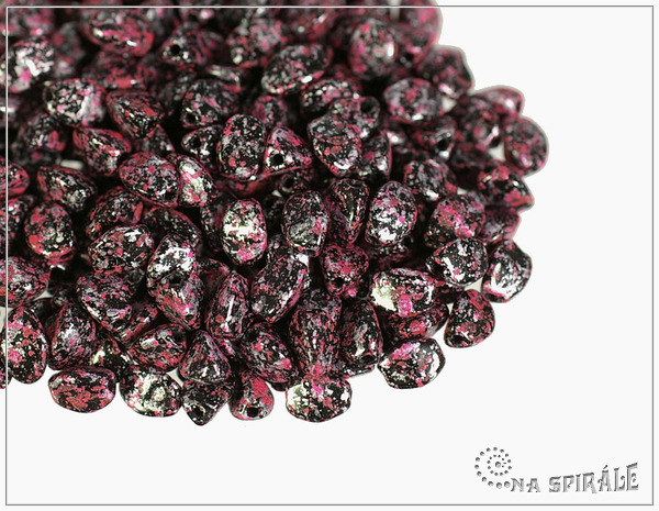 Pohanka Tweedy Pink, 5x3,5 mm, 50 ks