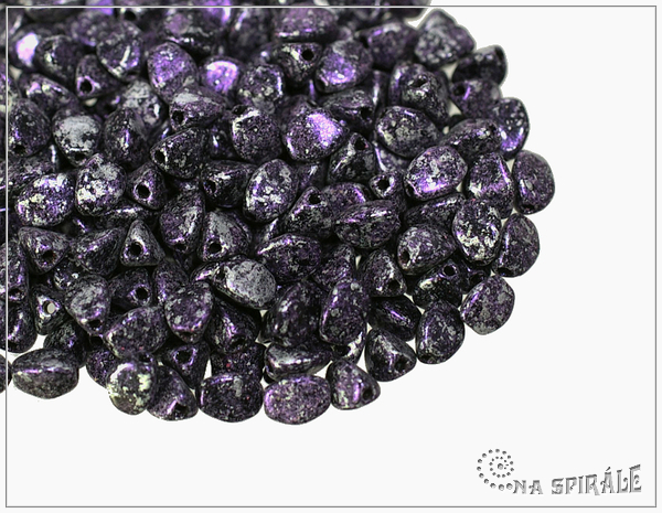 Pohanka Tweedy Violet, 5x3,5 mm, 50 ks