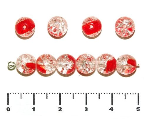 Praska�ky - kuli�ky 8 mm, �ir�+�erven�, 1 ks