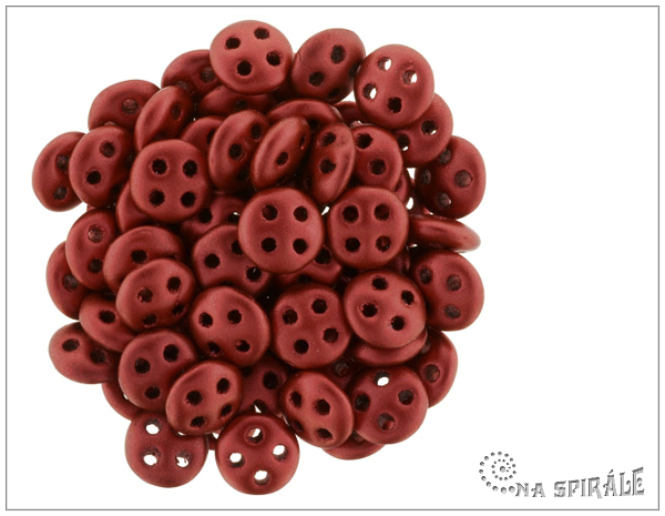 QuadraLentil 6 mm, Lava Red, 30 ks