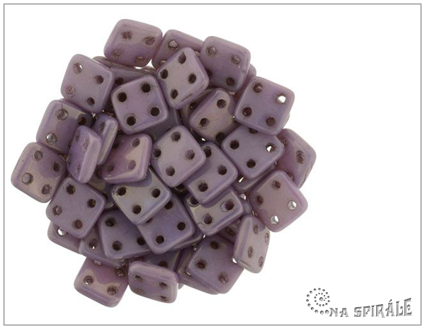 QuadraTile 6 mm, Chalk Lilac Luster, 30 ks