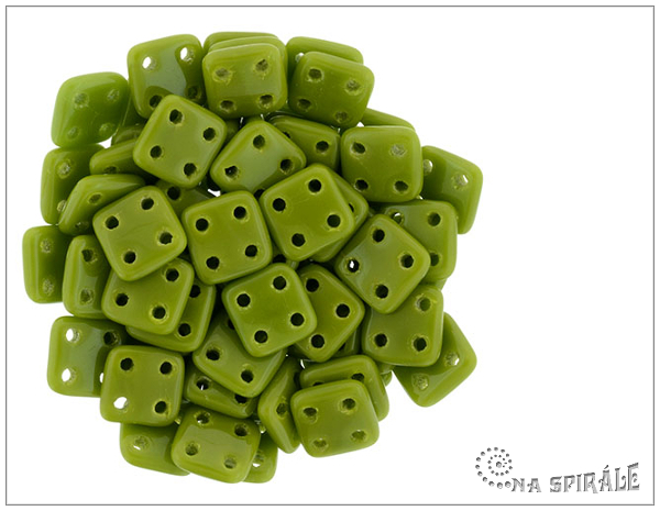 QuadraTile 6 mm, Opaque Olive, 30 ks