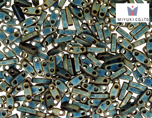 Miyuki Quarter Tila Metallic Patina Iris, QTL2008, 3 g