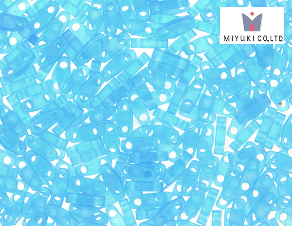 Miyuki Quarter Tila Matted Light Blue AB, QTL148FR, 3 g