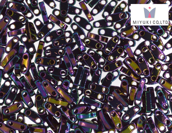Miyuki Quarter Tila Metallic Purple Iris, QTL454, 3 g