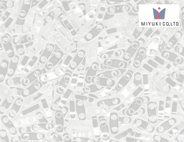 Miyuki Quarter Tila White Pearl Ceylon, QTL420, 3 g