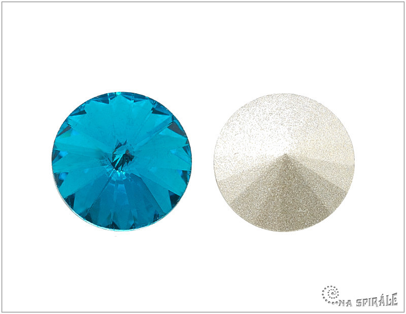 Rivoli 16 mm, Aqua, 1 ks