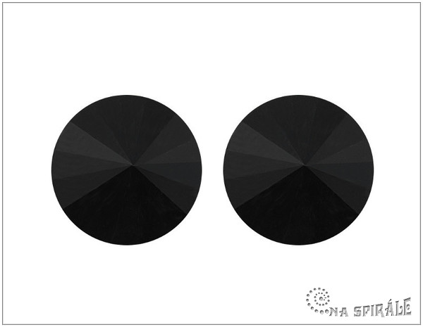 Rivoli 14 mm, Jet, 1 ks