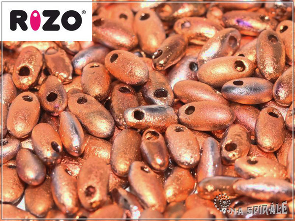 RIZO beads, Crystal Etched Sunset Full, 5 g