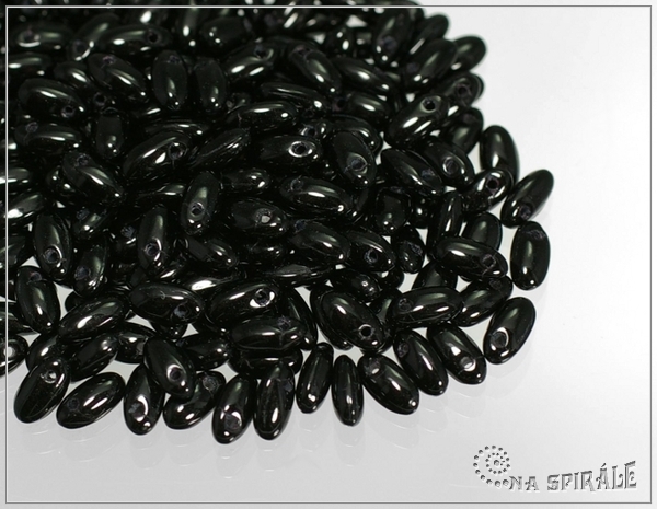 RIZO beads, jet, 10 g