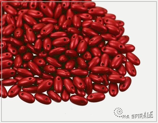 RIZO beads, lava red, 10 g