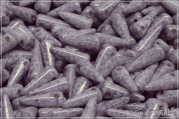 Trn bl terakota fialov, 13x5 mm, 1 ks