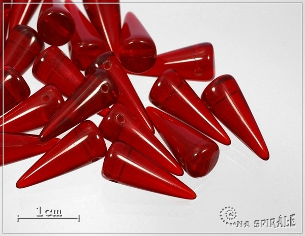 Trn erven prhledn, 17x7 mm, 1 ks