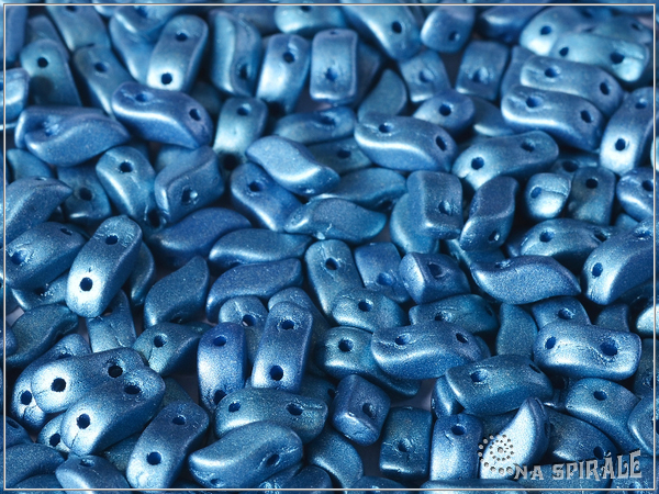 StormDuo 3x7 mm, Metallic Sea Blue, 30 ks