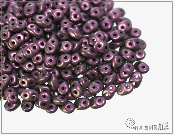 Superduo, Metallic Suede - Pink, 10 g