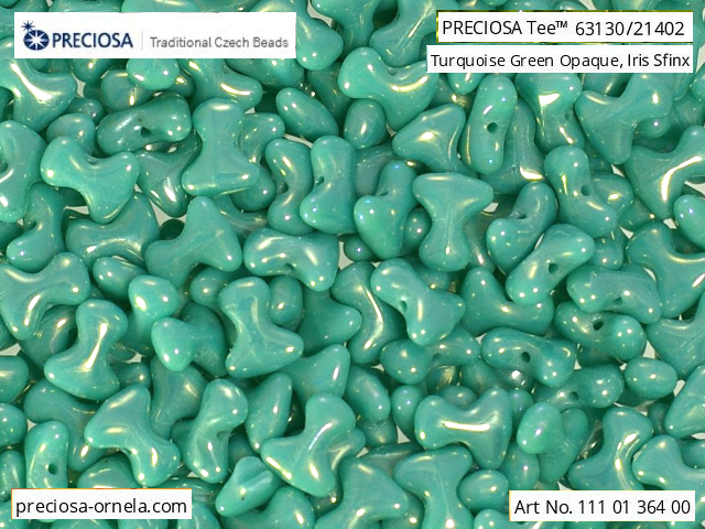 Tka - Tee Opaque Green Turquoise Sfinx, 30 ks
