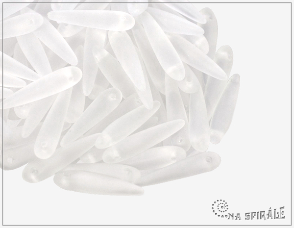 Preciosa THORN, Crystal Mat, 16x5 mm, 12 ks