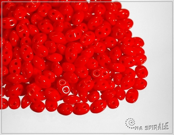 Preciosa TWIN pressed, Opaque Red, 10 g