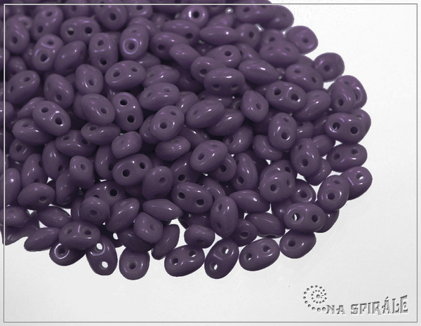 Preciosa TWIN pressed, Opaque Dark Violet, 10 g