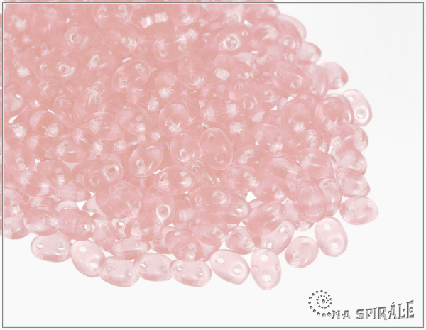 Preciosa TWIN pressed, Transparent Rosaline Matted, 10 g